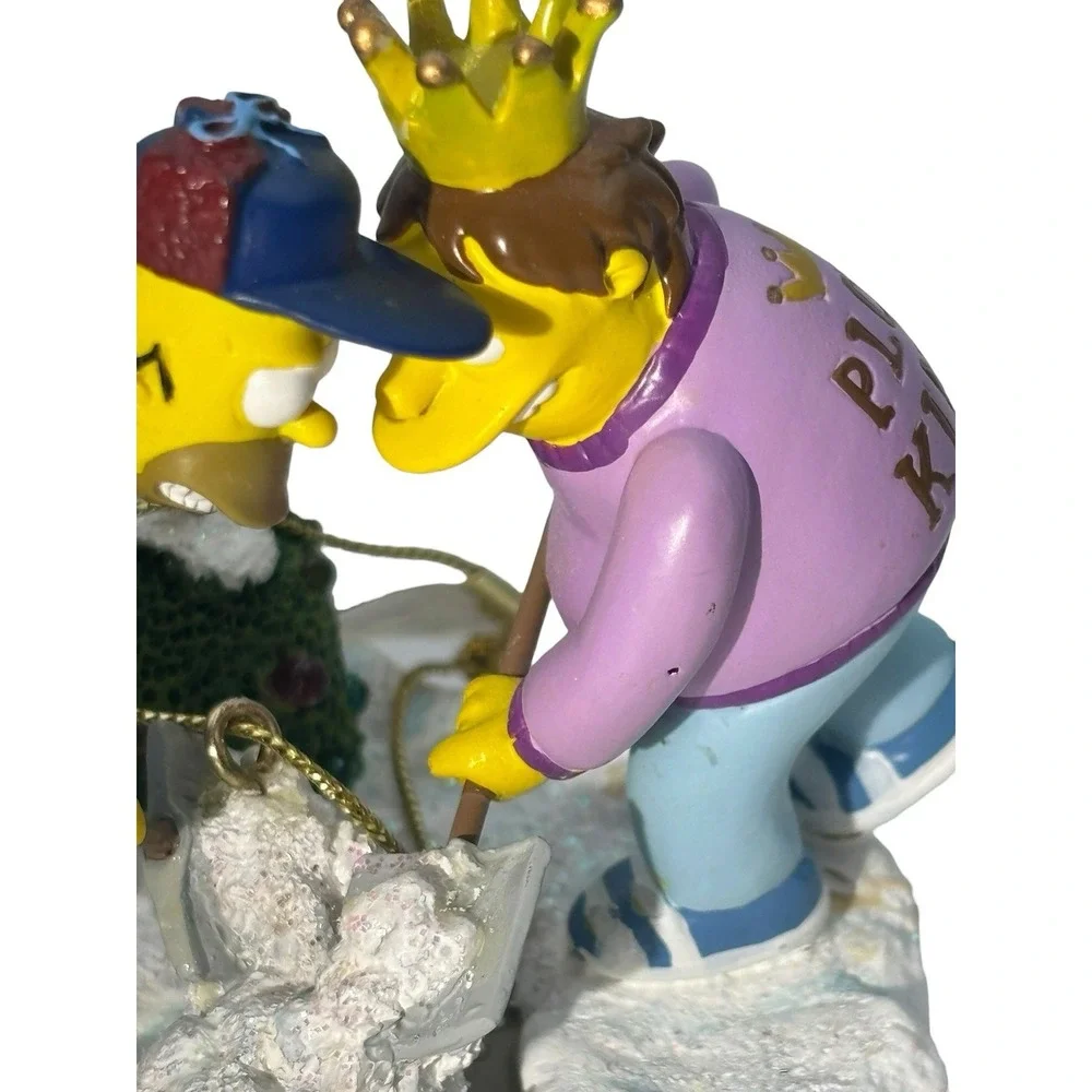 2005 Simpsons Bradford Christmas Ornament Illuminated 